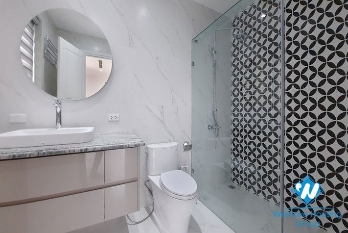 Brand new four-bedroom villa with luxurious furniture for rent at Vinhome Riverside Long Bien