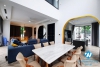 Brand new four-bedroom villa with luxurious furniture for rent at Vinhome Riverside Long Bien