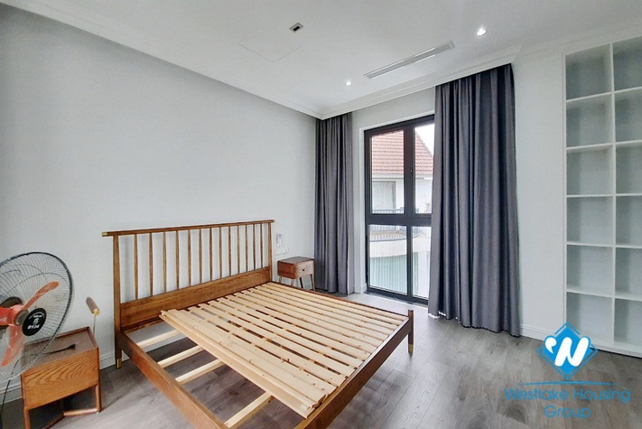 Brand new four-bedroom villa with luxurious furniture for rent at Vinhome Riverside Long Bien
