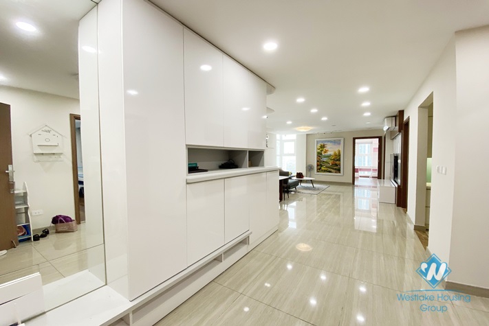 A new, delightful 3 bedroom apartment for rent in Ciputra Compound