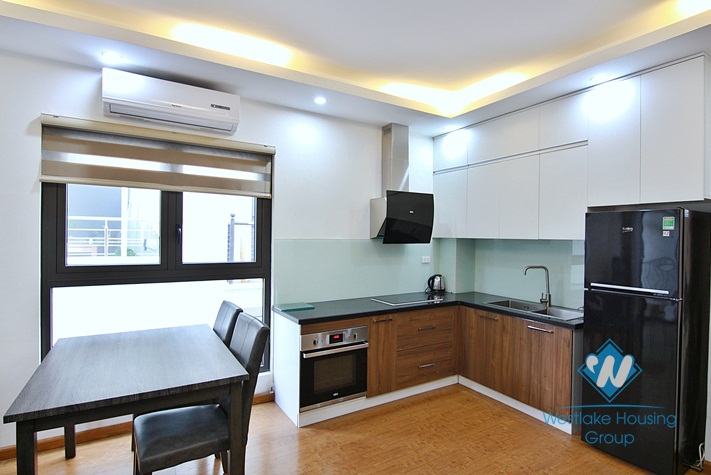 A spacious studio apartment for rent in To Ngoc Van, Tay Ho, Ha Noi