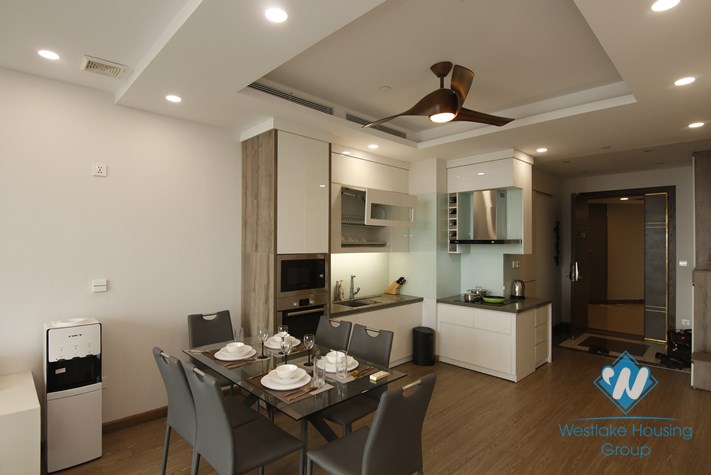 A three-bedroom apartment on the high-rise complex Sun Grand, Thuy Khue