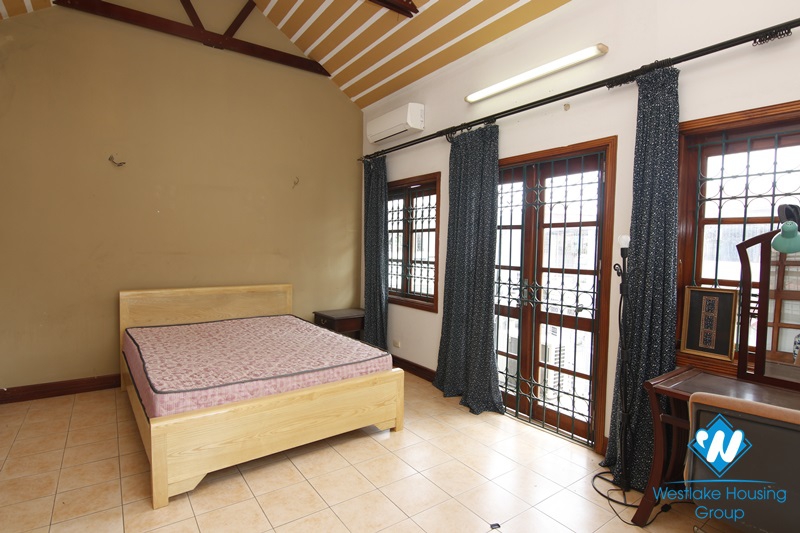 Spacious 4-bedroom house for rent in Doi Can, Ba Dinh