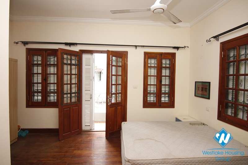 Spacious 4-bedroom house for rent in Doi Can, Ba Dinh