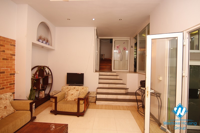 Spacious 4-bedroom house for rent in Doi Can, Ba Dinh