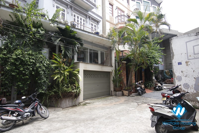 Spacious 4-bedroom house for rent in Doi Can, Ba Dinh