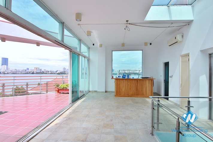 Unique roof-top swimming pool house for rent in Tay Ho, Hanoi 