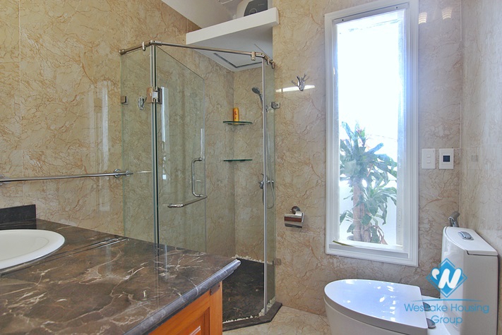 Beautiful 4 bedrooms with big balcony apartment for rent in Tay Ho District 