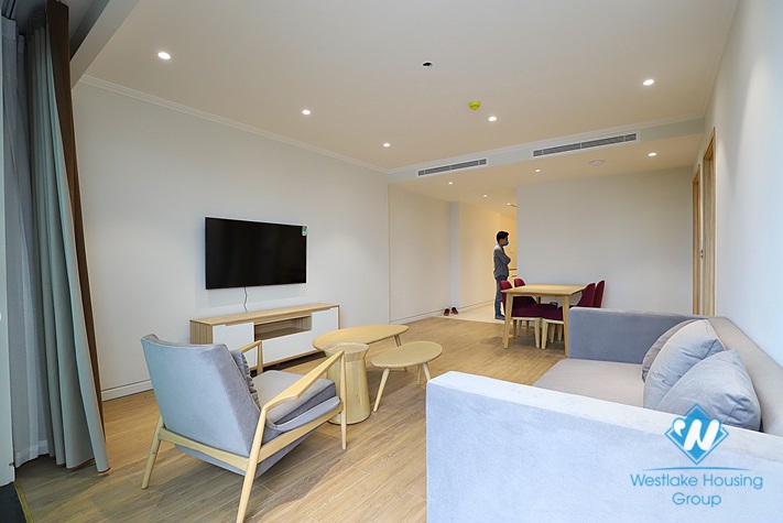 Amazing view apartment with 2 bedrooms for rent in Truc Bach area, Ba Dinh District 