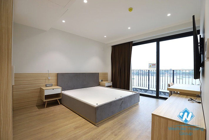 Amazing view apartment with 2 bedrooms for rent in Truc Bach area, Ba Dinh District 