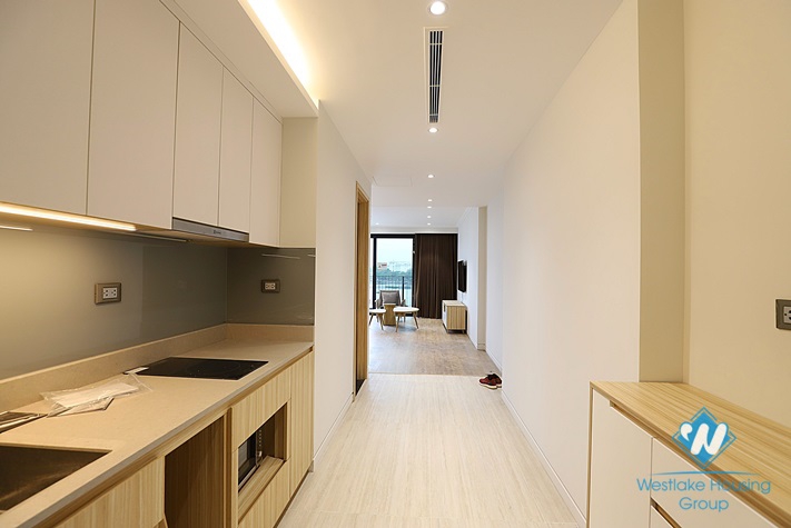 Amazing view apartment with 2 bedrooms for rent in Truc Bach area, Ba Dinh District 