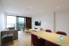 Amazing view apartment with 2 bedrooms for rent in Truc Bach area, Ba Dinh District 