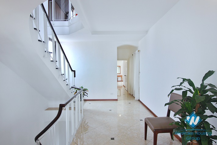 Beautiful 4 bedrooms with big balcony apartment for rent in Tay Ho District 