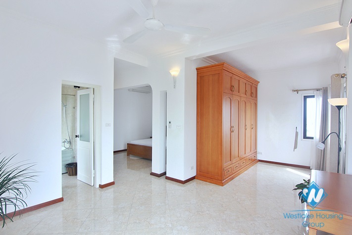 Beautiful 4 bedrooms with big balcony apartment for rent in Tay Ho District 