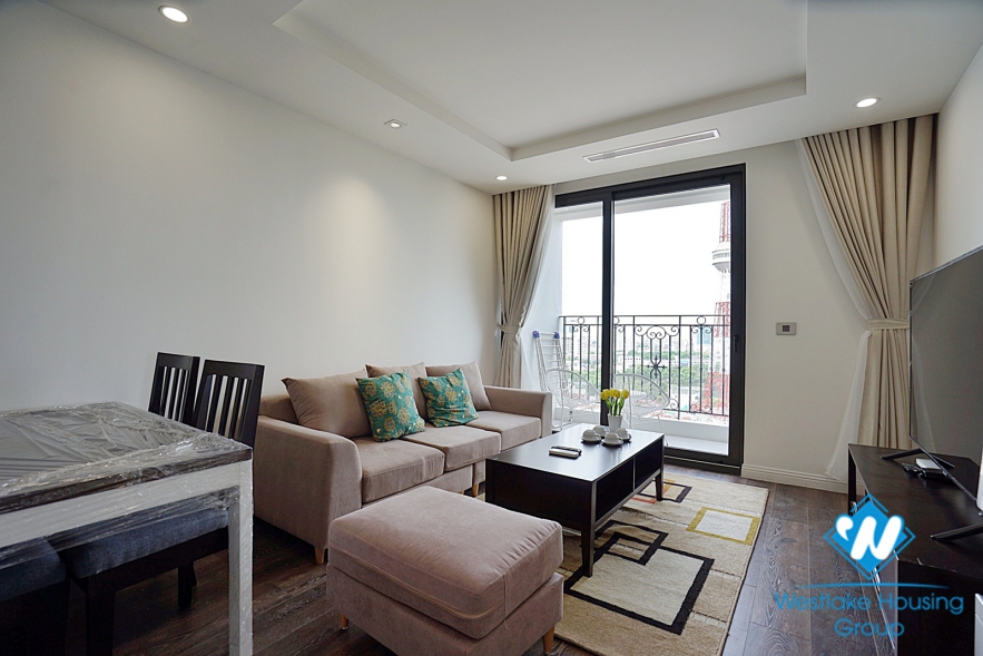 Brand new lake view 2 bedroom apartment for rent in HDI tower Hai Ba Trung