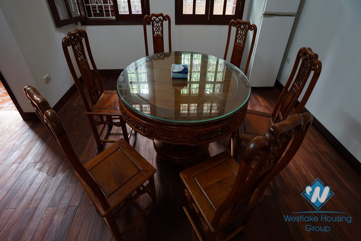 A spacious three-bedroom house on Lac Chinh street, Truc Bach area, Ba Dinh