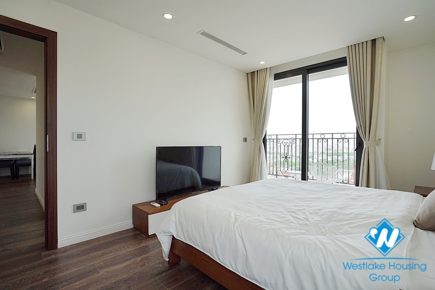 Brand new lake view 2 bedroom apartment for rent in HDI tower Hai Ba Trung