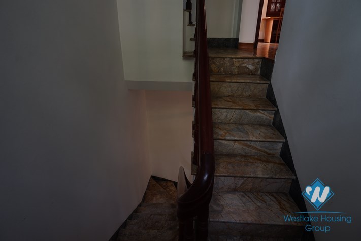 A spacious three-bedroom house on Lac Chinh street, Truc Bach area, Ba Dinh