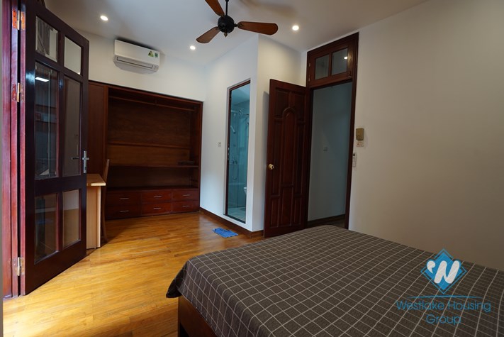A spacious three-bedroom house on Lac Chinh street, Truc Bach area, Ba Dinh