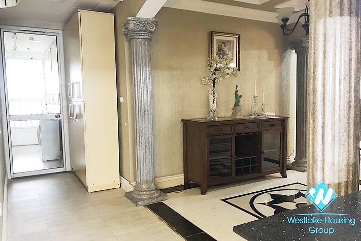 A classic 4 bedroom apartment for rent in Ciputra Compound. 