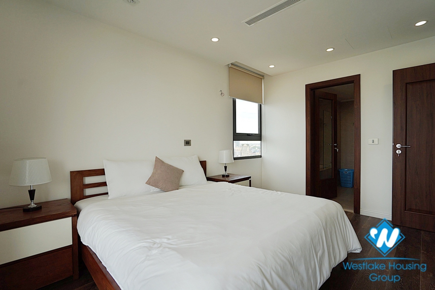 Brand new lake view 2 bedroom apartment for rent in HDI tower Hai Ba Trung