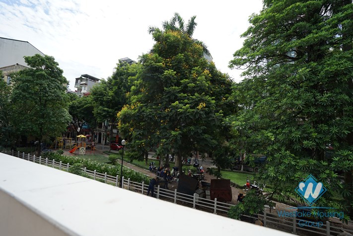 A spacious three-bedroom house on Lac Chinh street, Truc Bach area, Ba Dinh