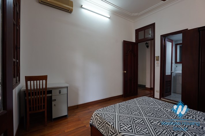 A spacious three-bedroom house on Lac Chinh street, Truc Bach area, Ba Dinh