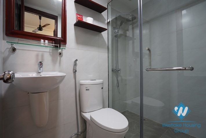 A spacious three-bedroom house on Lac Chinh street, Truc Bach area, Ba Dinh