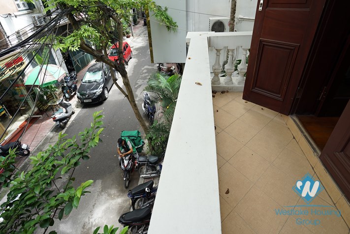 A spacious three-bedroom house on Lac Chinh street, Truc Bach area, Ba Dinh