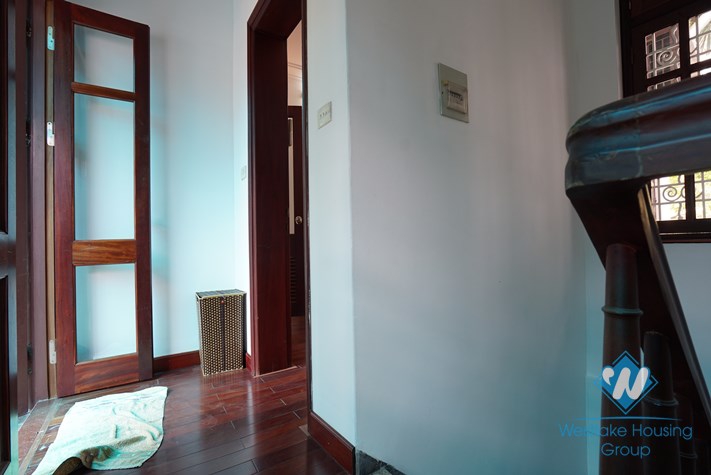 A spacious three-bedroom house on Lac Chinh street, Truc Bach area, Ba Dinh