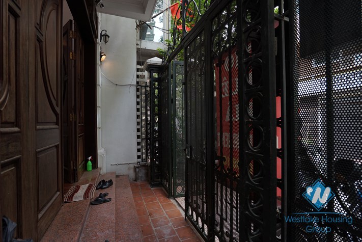 A spacious three-bedroom house on Lac Chinh street, Truc Bach area, Ba Dinh
