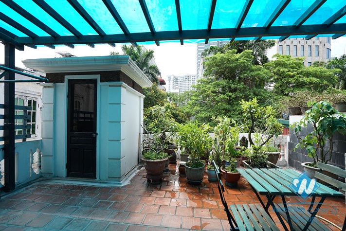 A spacious three-bedroom house on Lac Chinh street, Truc Bach area, Ba Dinh