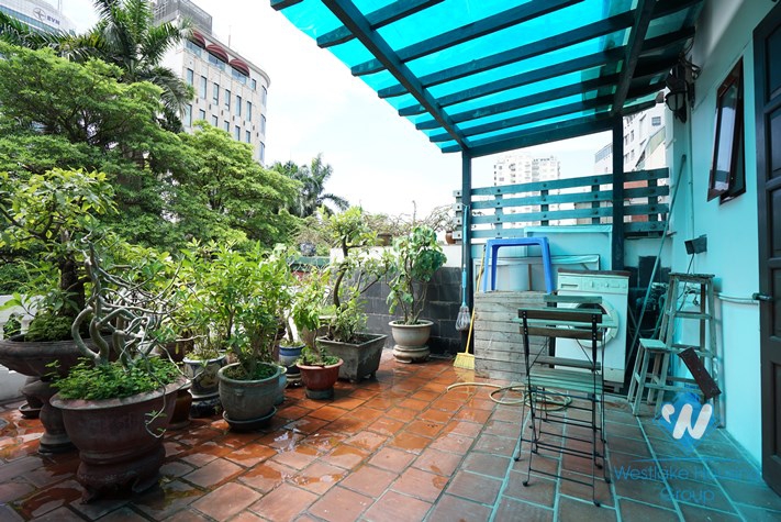 A spacious three-bedroom house on Lac Chinh street, Truc Bach area, Ba Dinh