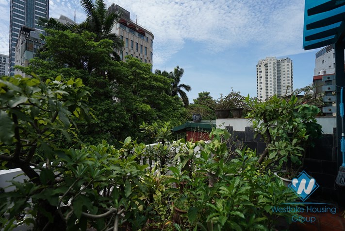 A spacious three-bedroom house on Lac Chinh street, Truc Bach area, Ba Dinh