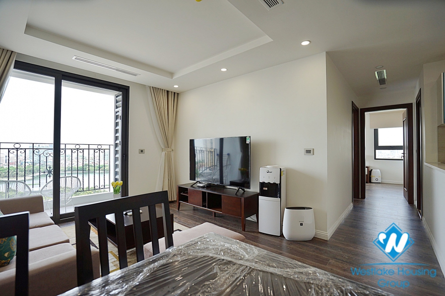 Brand new lake view 2 bedroom apartment for rent in HDI tower Hai Ba Trung