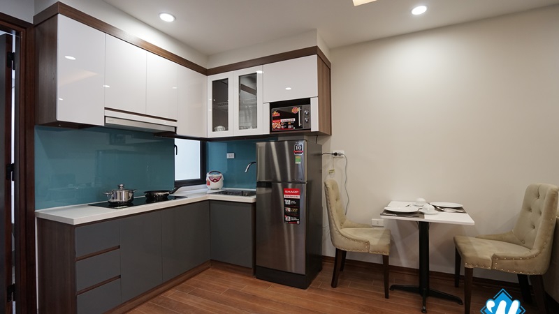 Modern apartment with a balcony and lake view on Kim Ma Str