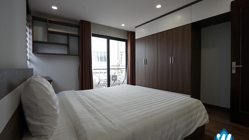 Modern apartment with a balcony and lake view on Kim Ma Str