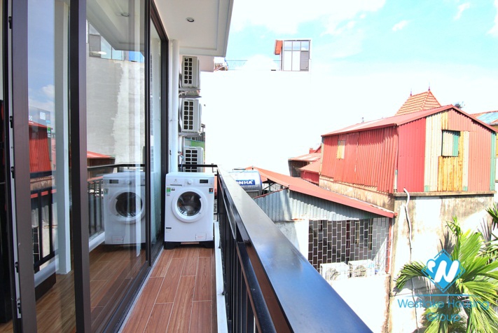 A beautiful shiny studio with sweet balcony for rent on Tay Ho