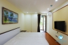 Bright one bedroom apartment near Lotte Building for rent, Vong Thi area, Tay Ho District 