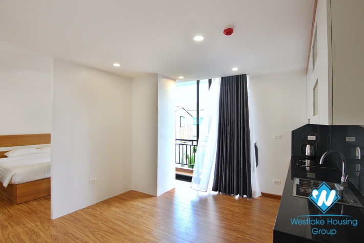 A beautiful shiny studio with sweet balcony for rent on Tay Ho