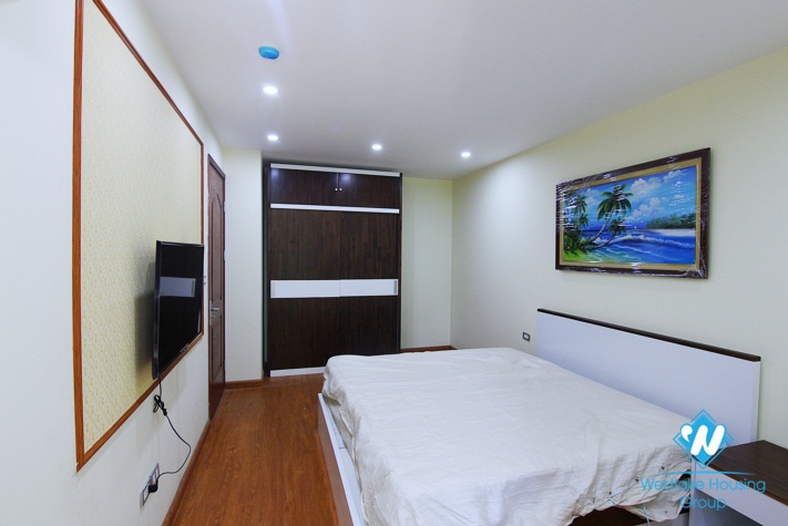 Bright one bedroom apartment near Lotte Building for rent, Vong Thi area, Tay Ho District 