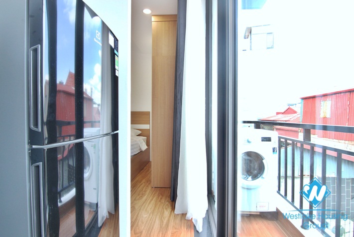 A beautiful shiny studio with sweet balcony for rent on Tay Ho