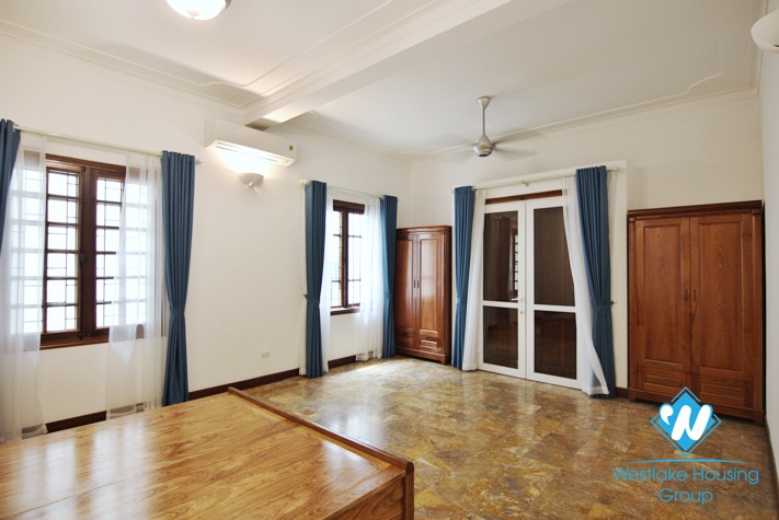 A spacious house with big yard in To ngoc Van, Tay Ho