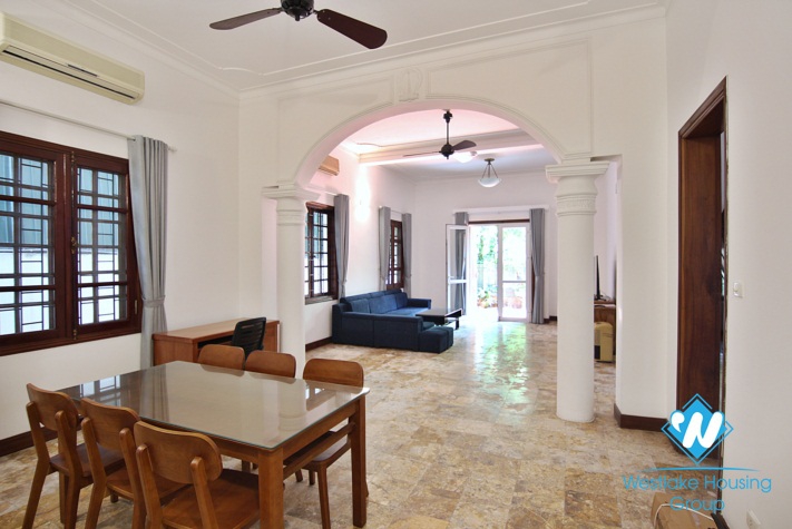 A spacious house with big yard in To ngoc Van, Tay Ho