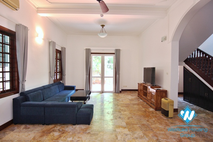 A spacious house with big yard in To ngoc Van, Tay Ho