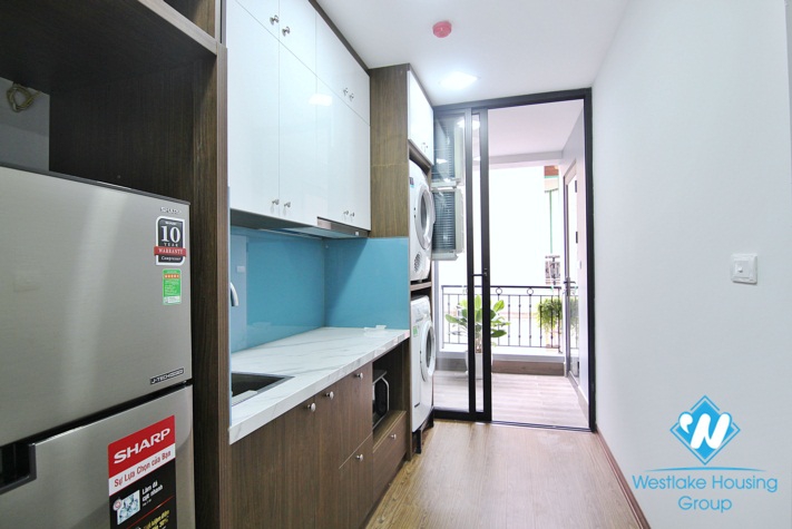 A nice furnitured apartment with lovely balcony for rent on To Ngoc Van