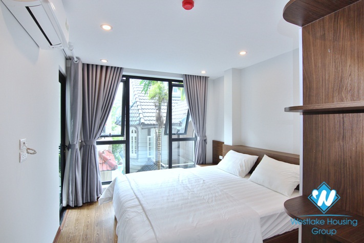 A nice furnitured apartment with lovely balcony for rent on To Ngoc Van