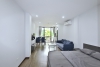Lake view studio for rent in Trinh Cong Son walking street, Tay Ho