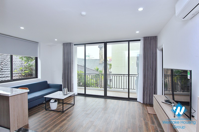Lovely 01 bedroom apartment with a balcony on To Ngoc Van, Tay Ho, Ha Noi for rent