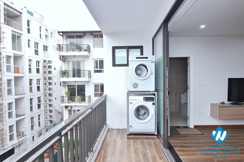 Lovely 01 bedroom apartment with a balcony on To Ngoc Van, Tay Ho, Ha Noi for rent